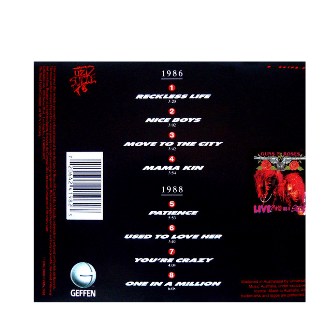 Guns N' Roses G N' R Lies Cd2
