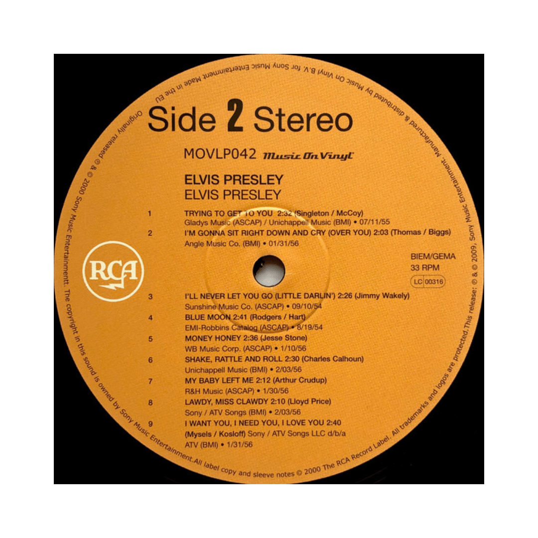 Elvis Presley Elvis Presley Vinilo4