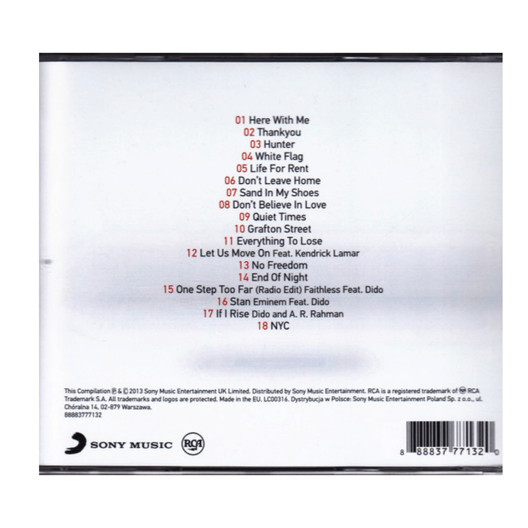 Dido Greatest Hits Cd2