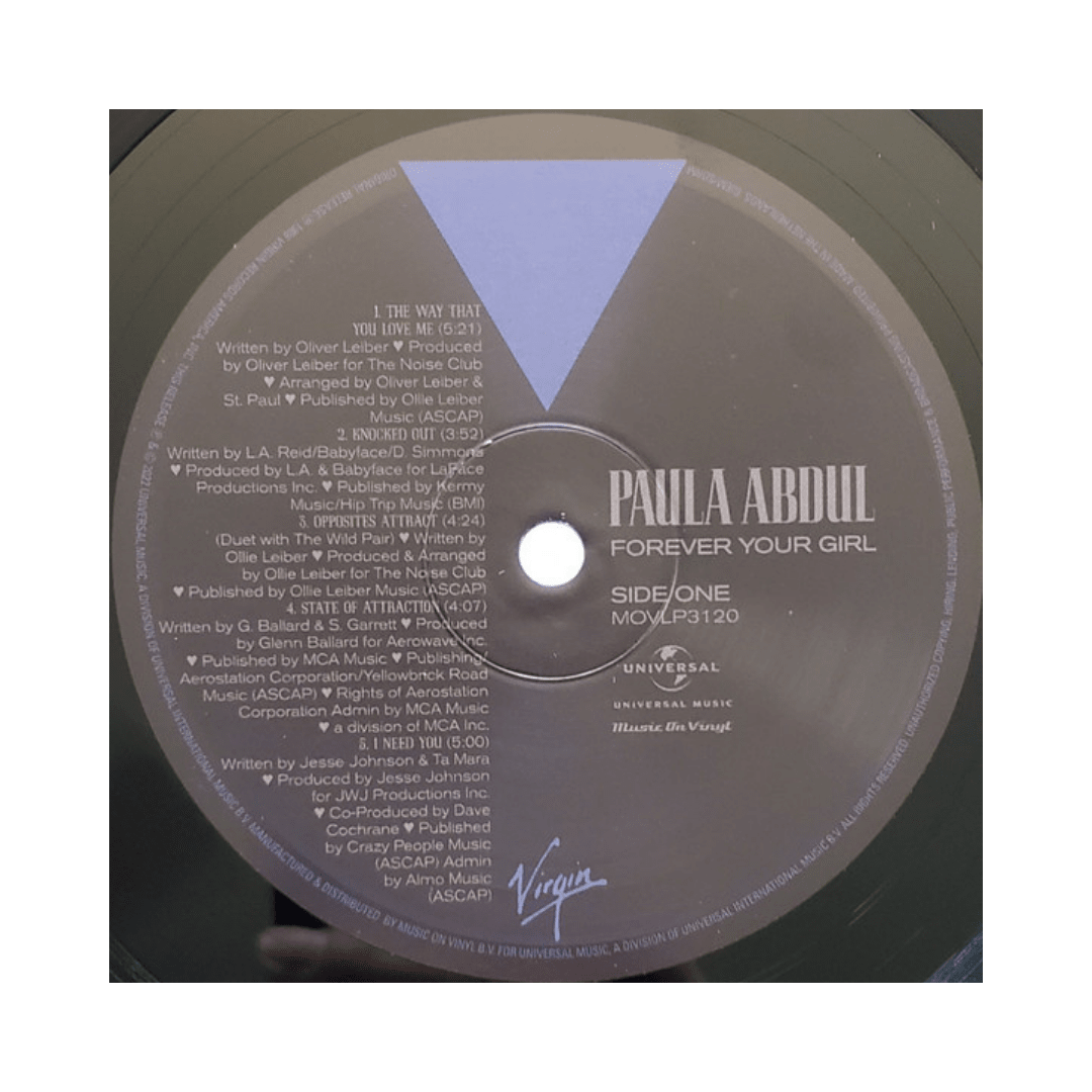Paula Abdul Forever Your Girl Vinilo4