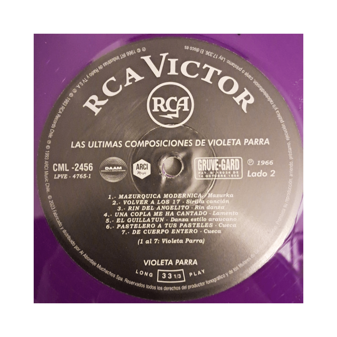 Violeta Parra Las Últimas Composiciones Vinilo4