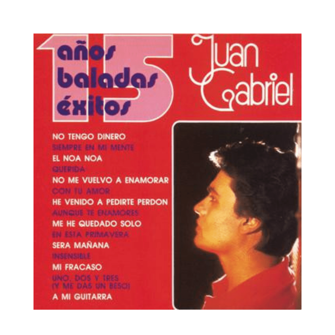 Juan Gabriel 15 Años Baladas Exitos vinilo1