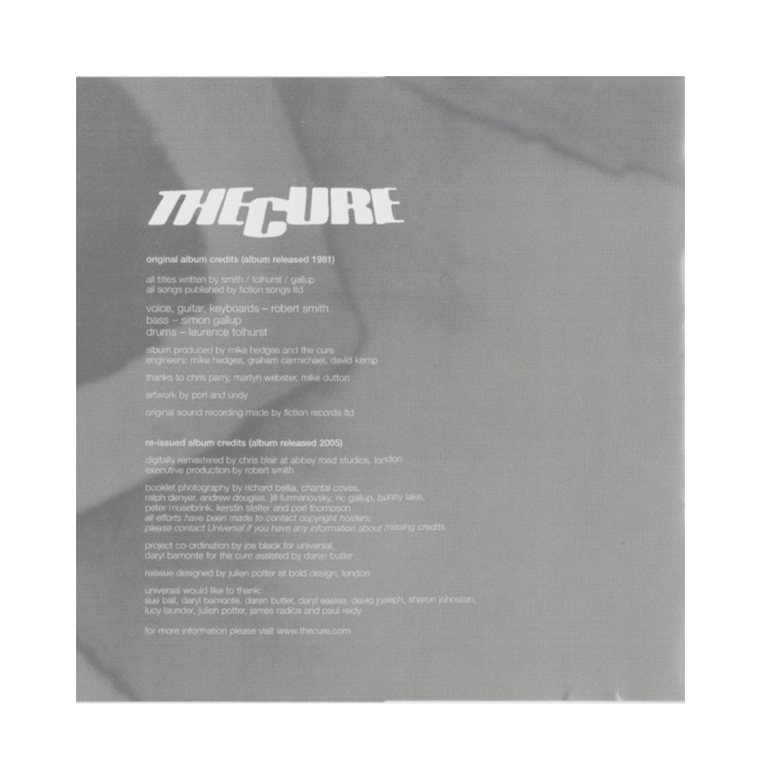 The Cure Faith CD2