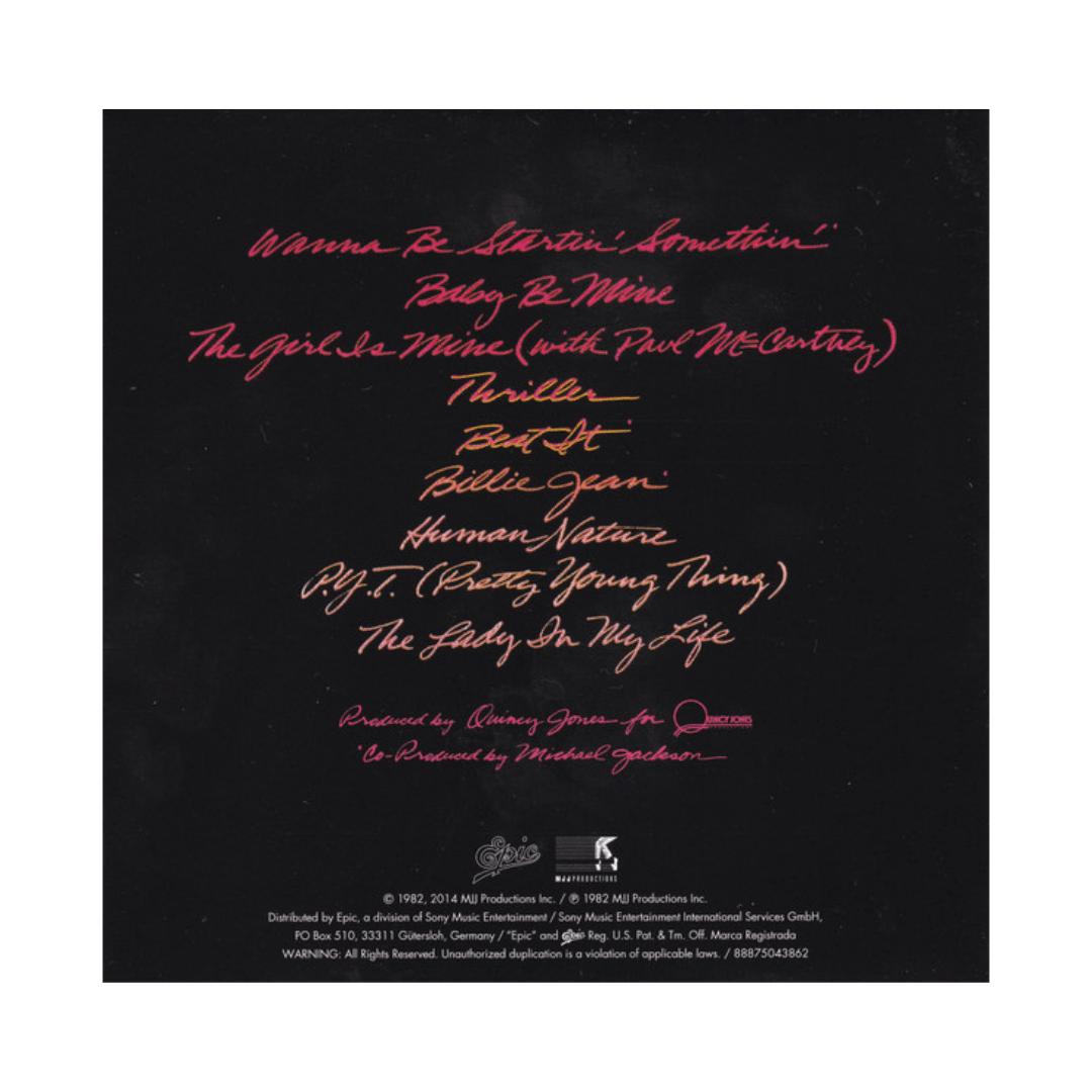 Michael Jackson Thriller CD2