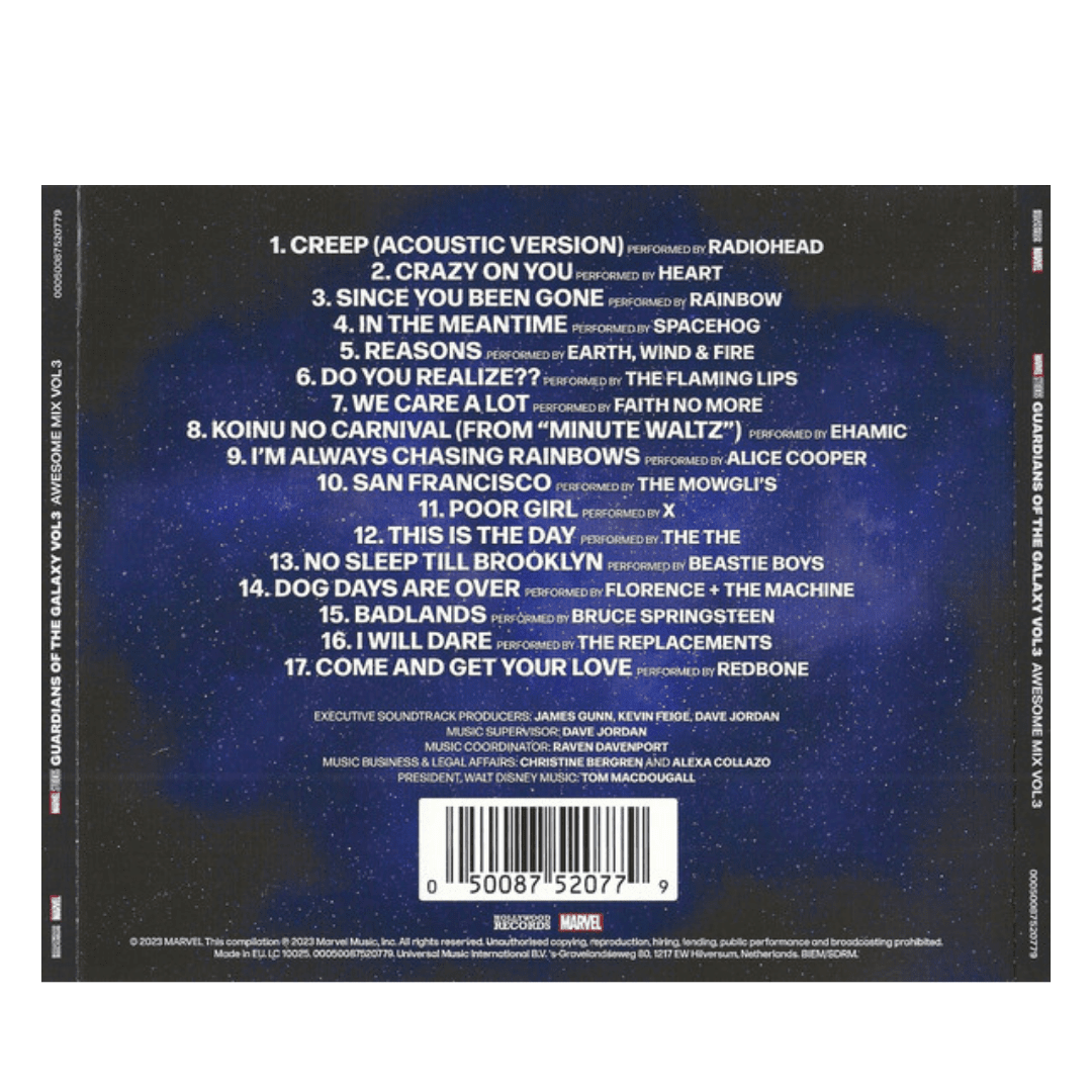 Disney - Guardianes De La Galaxia Vol. 3: Awesome Mix Vol. CD2