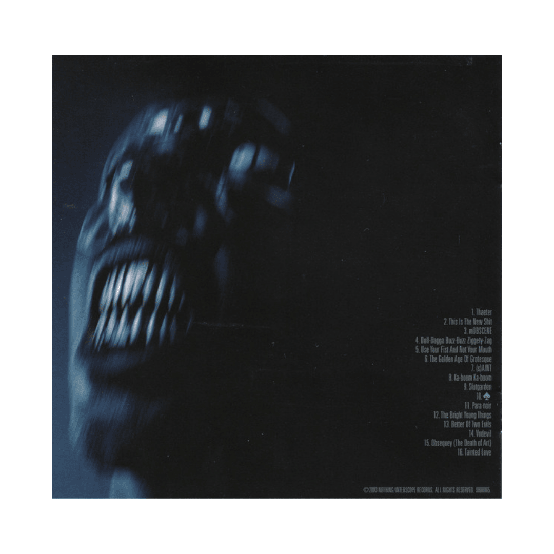 Marilyn Manson Golden Age Of Grotesque CD3