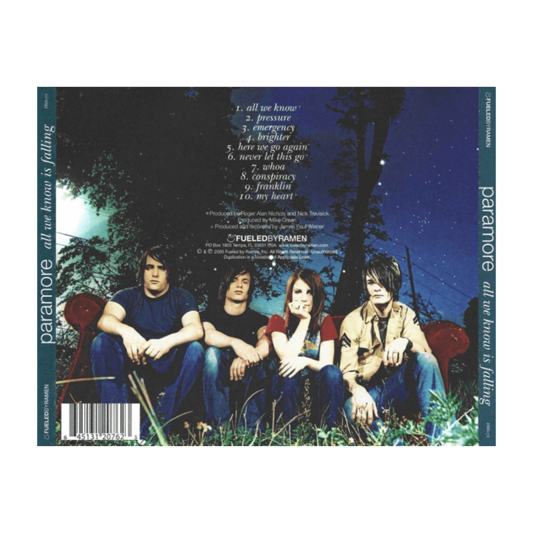 Paramore All We Know Is Falling cd2