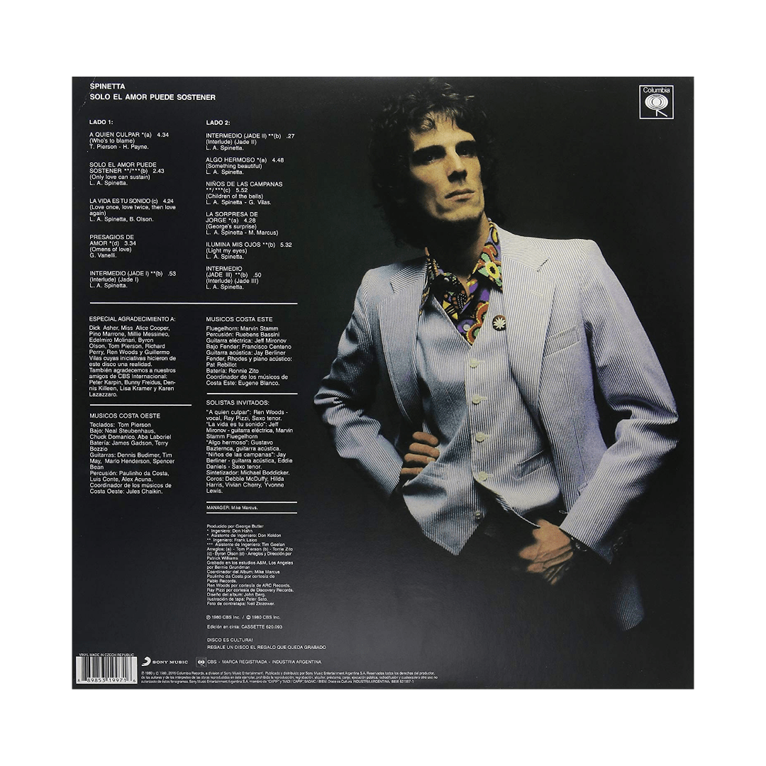 Luis Alberto Spinetta Solo El Amor Puede Sostener Vinilo1