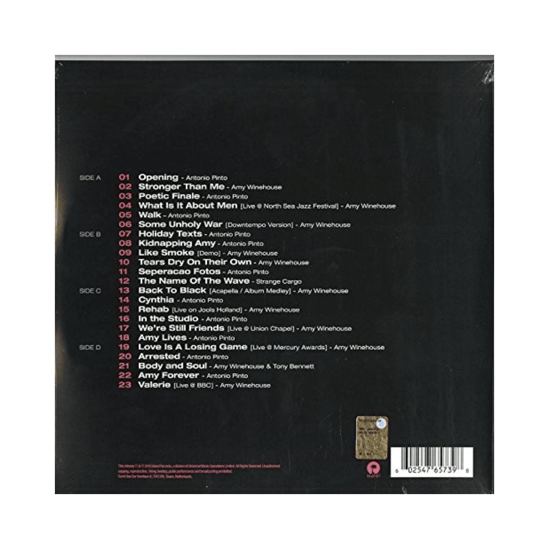 Amy Winehouse, Antonio Pinto Amy (OST) Vinilo2