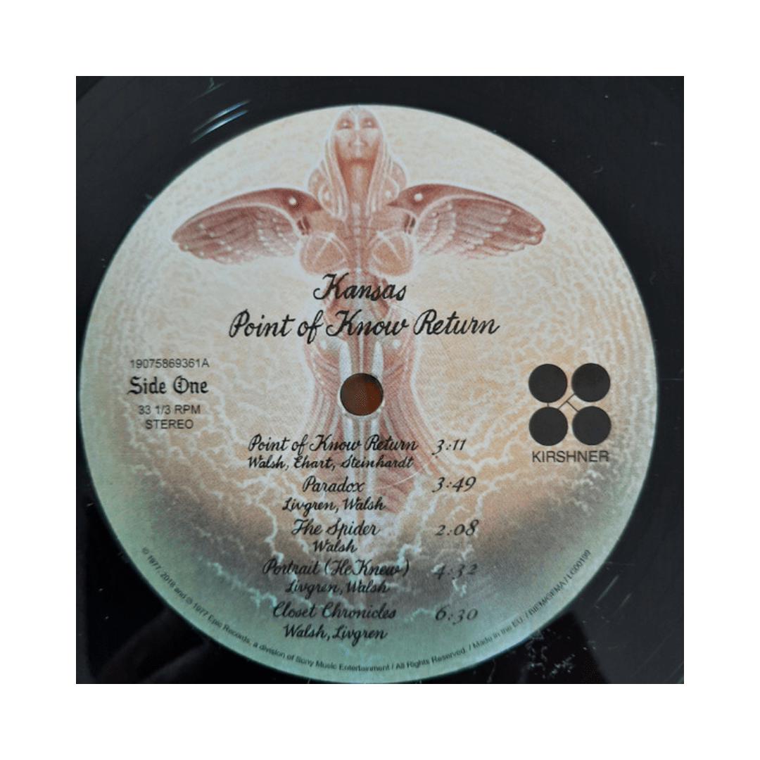 KANSAS POINT OF KNOW RETURN (DL CODE) Vinilo3