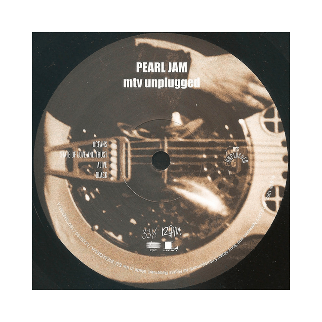 Vinilo Pearl Jam Mtv Unplugged3