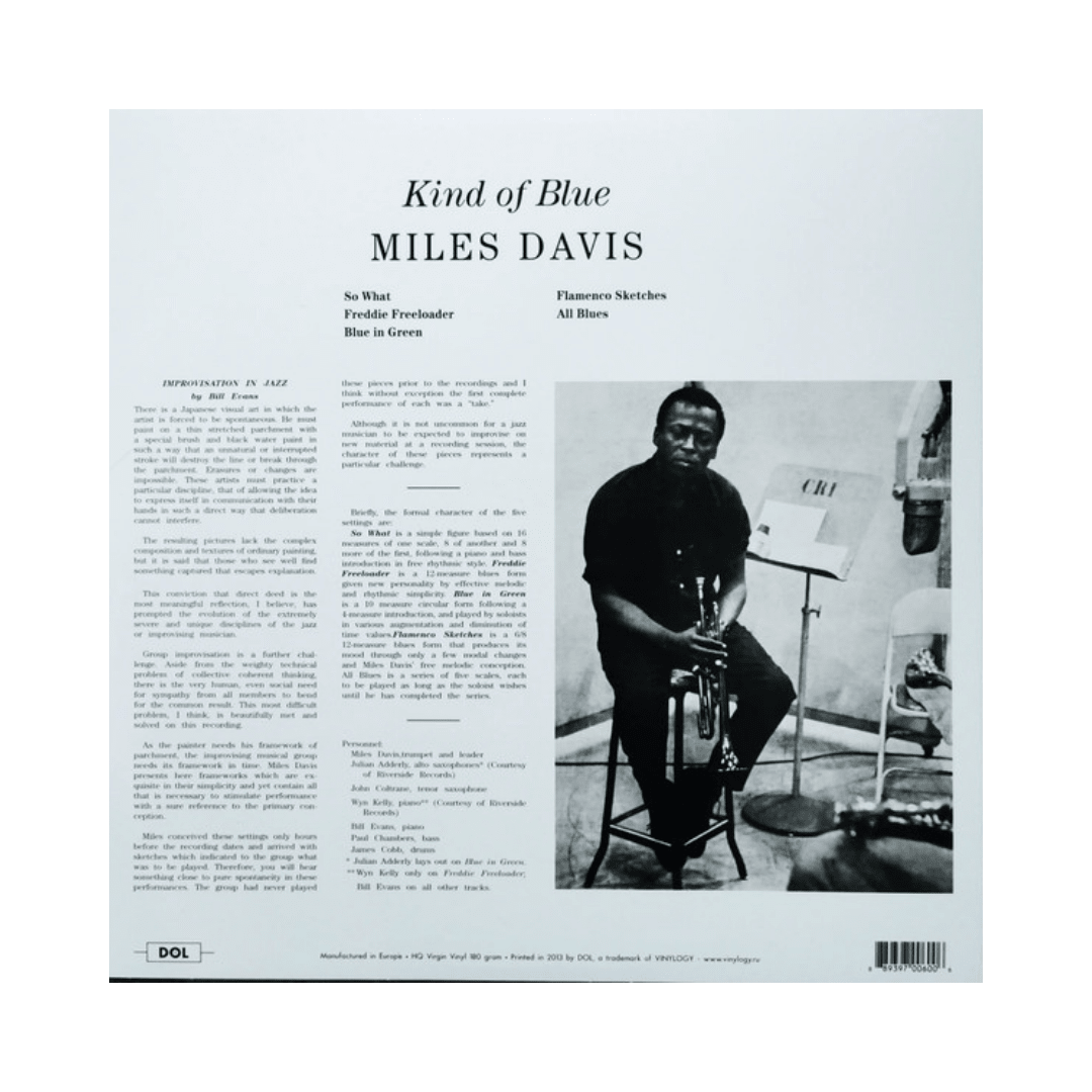 Miles Davis Kind Of Blue Color Vinilo3