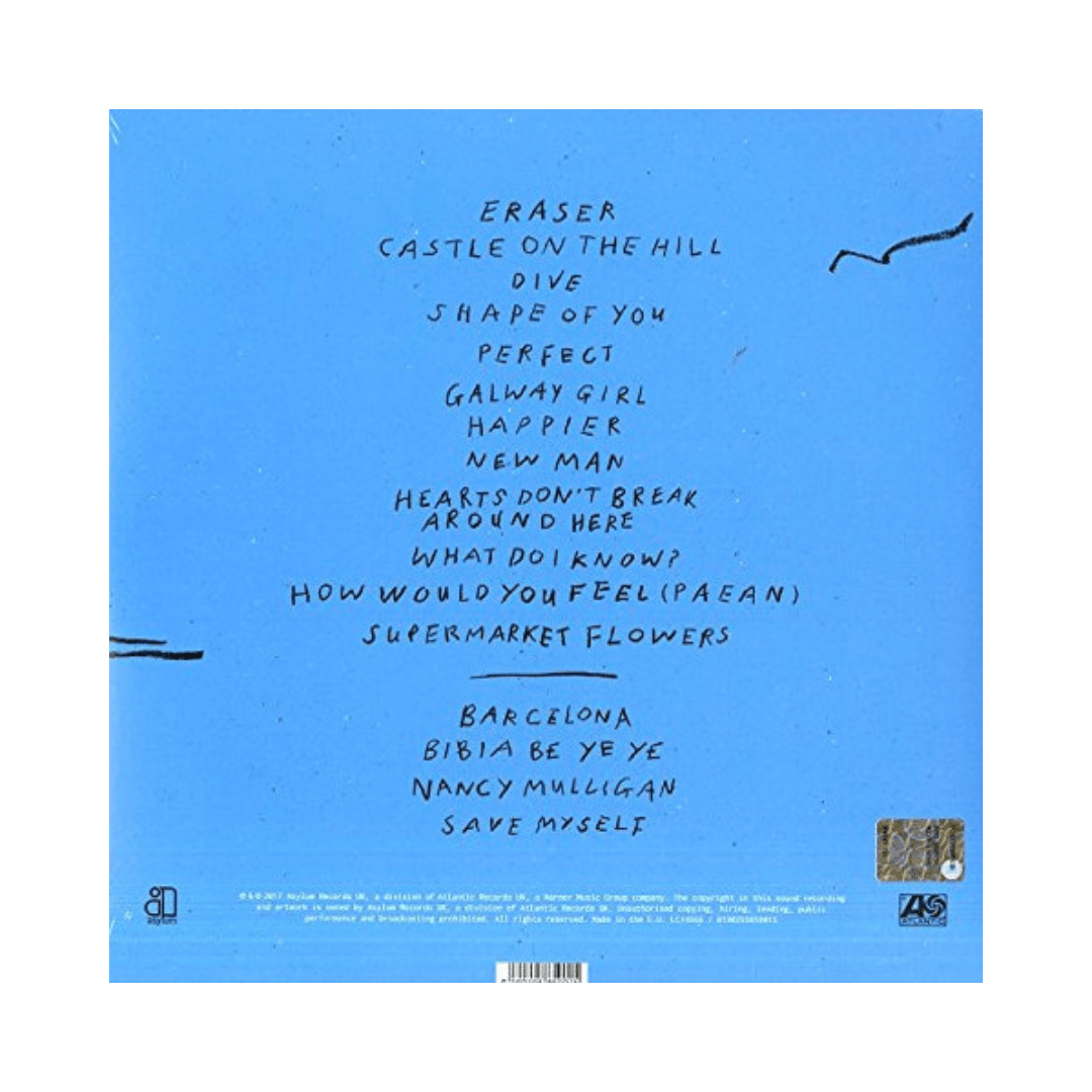 Ed Sheeran Divide Vinilo2