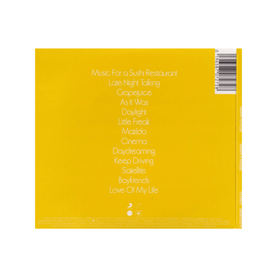 Harry Styles Harrys House Cd2