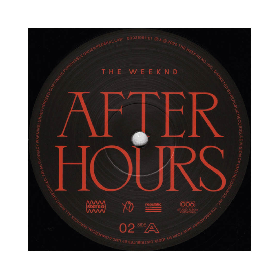 The Weeknd After Hours Vinilo5
