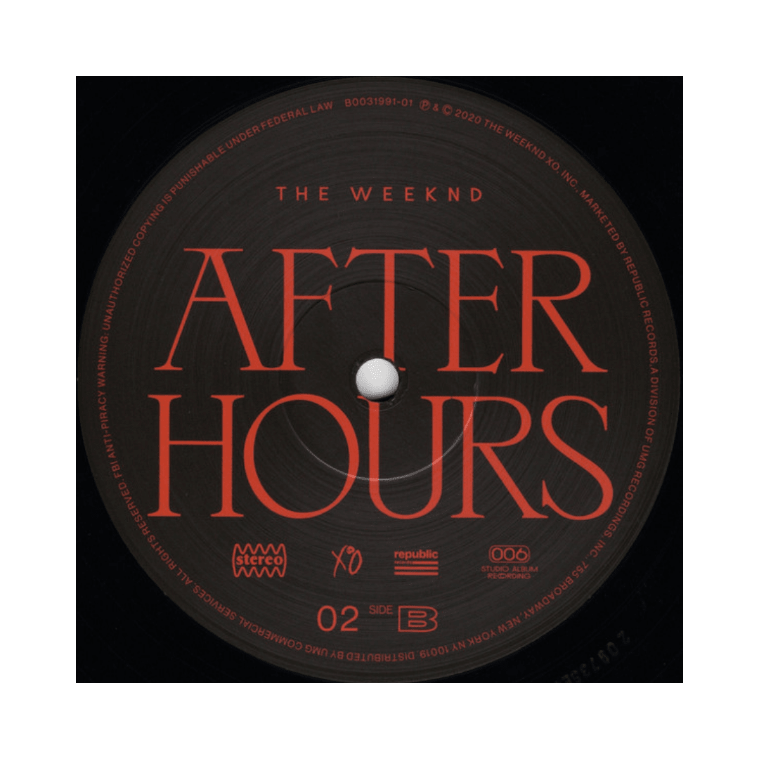 The Weeknd After Hours Vinilo6
