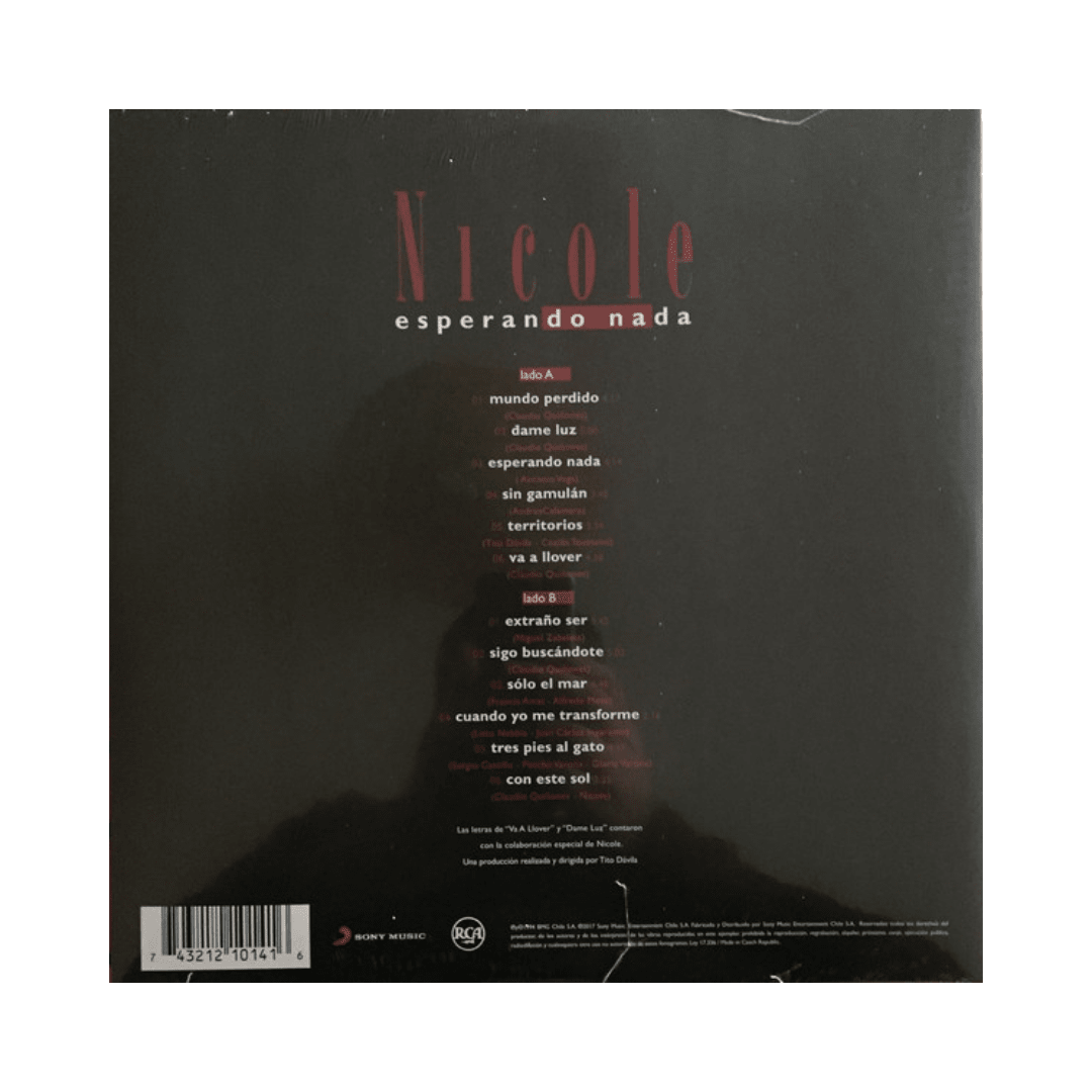 Nicole Esperando Nada Vinilo2