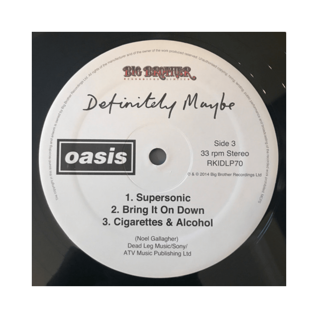 Vinilo Oasis - Definitely Maybe5