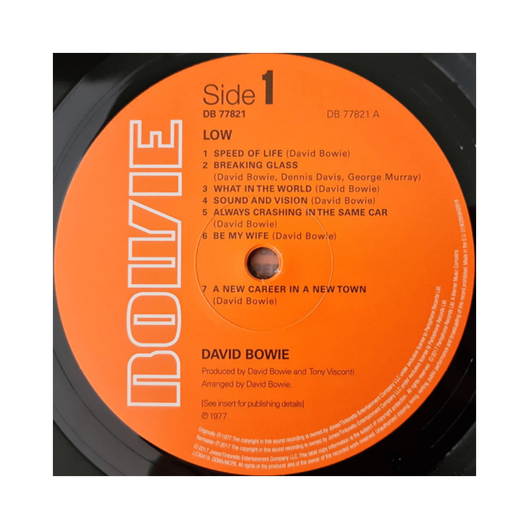 David Bowie Low Vinilo3