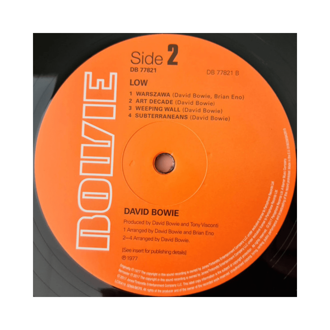 David Bowie Low Vinilo4