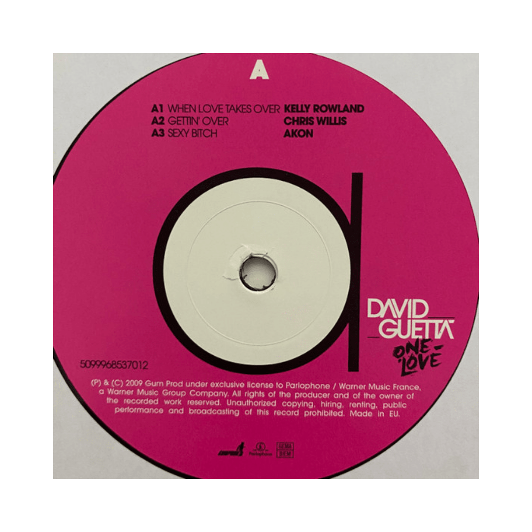 David Guetta One Love Vinilo3
