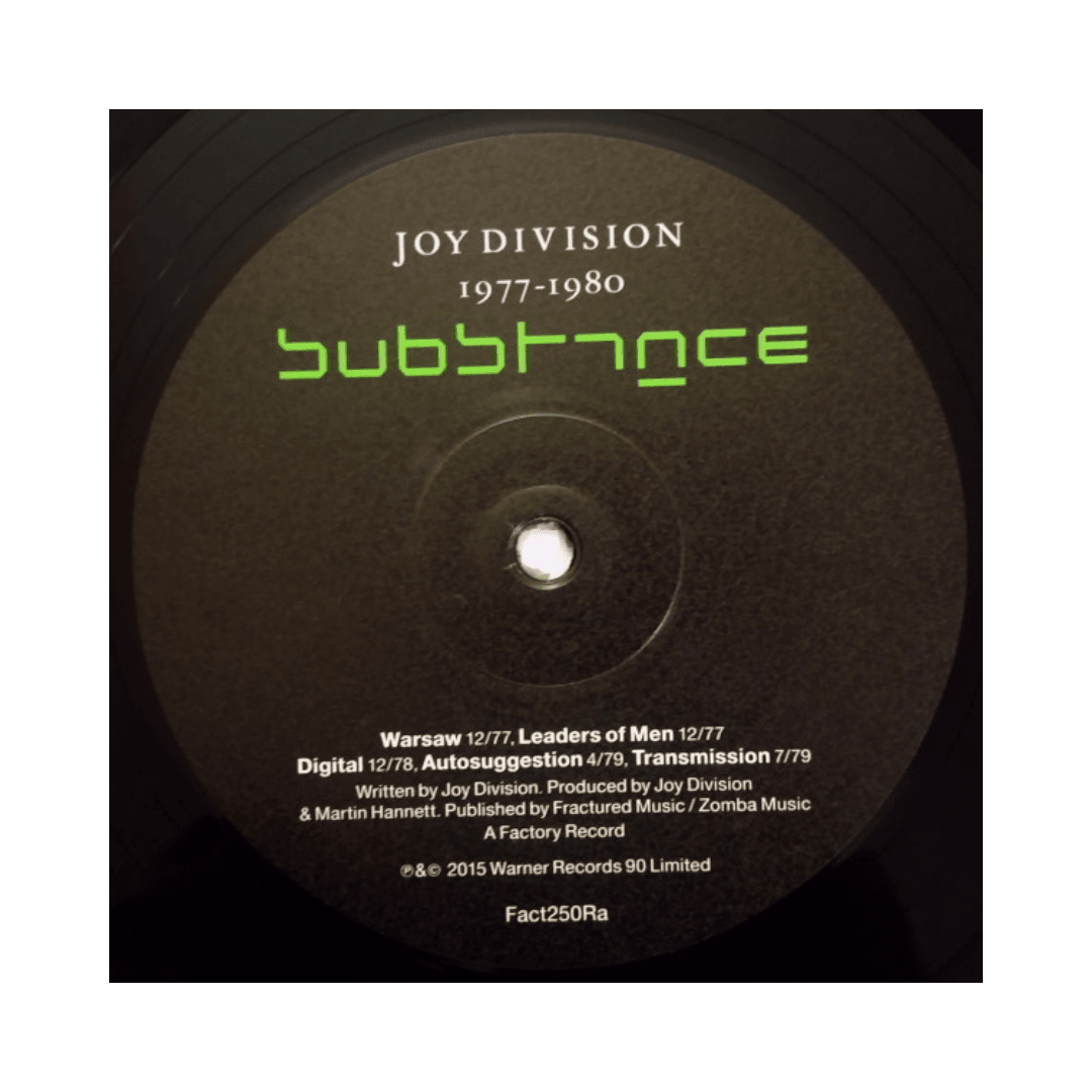 Joy Division Substance Doble Vinilo3