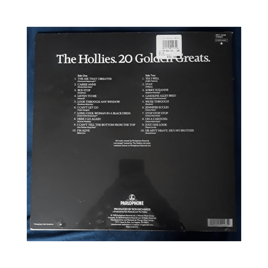 The Hollies 20 Golden Greats Vinilo2