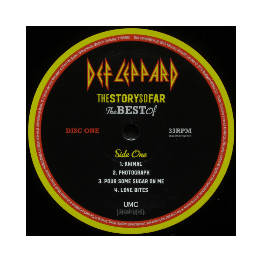 Def Leppard The Story So Far: The Best Of Vinilo3