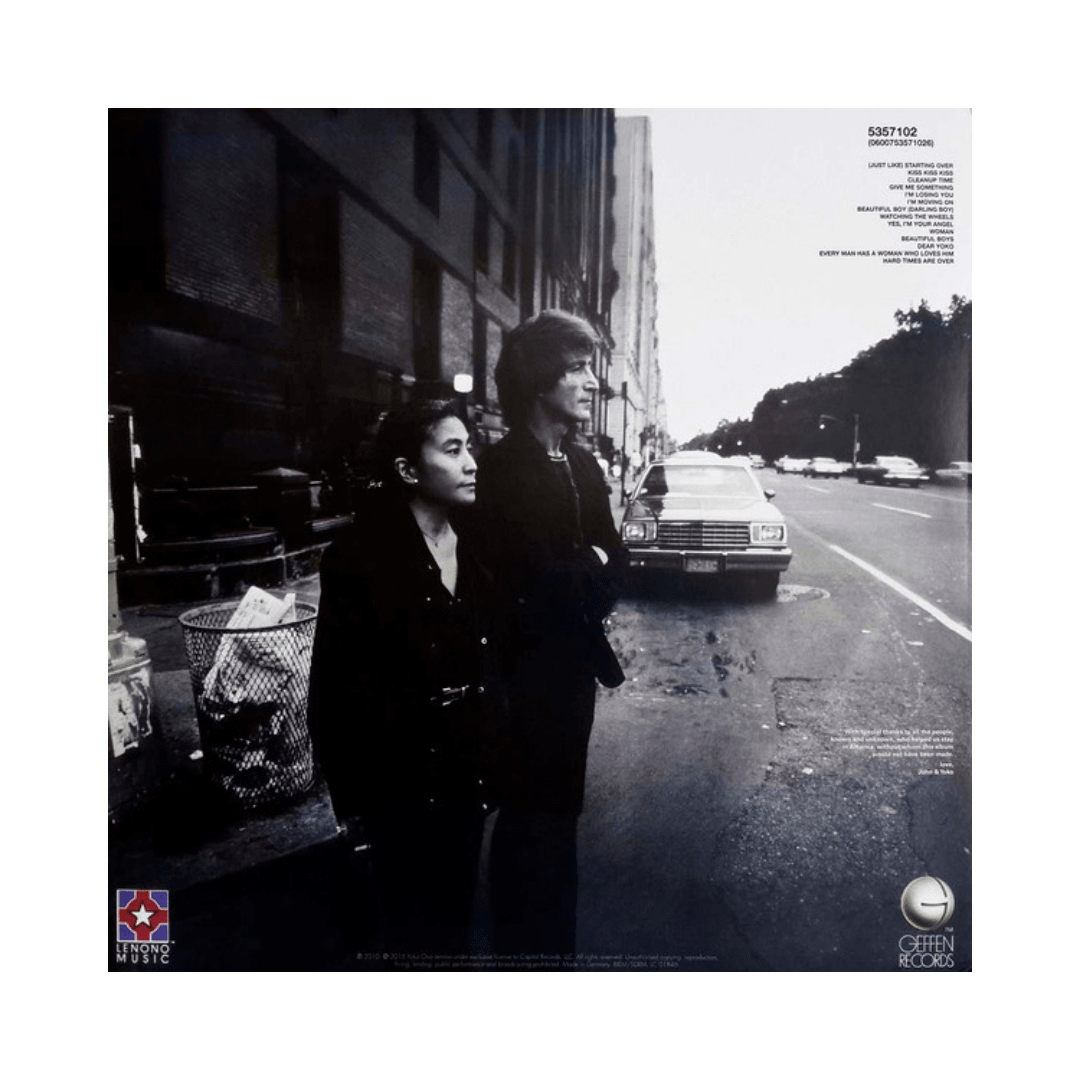 John Lennon & Yoko Ono Double Fantasy Vinilo2