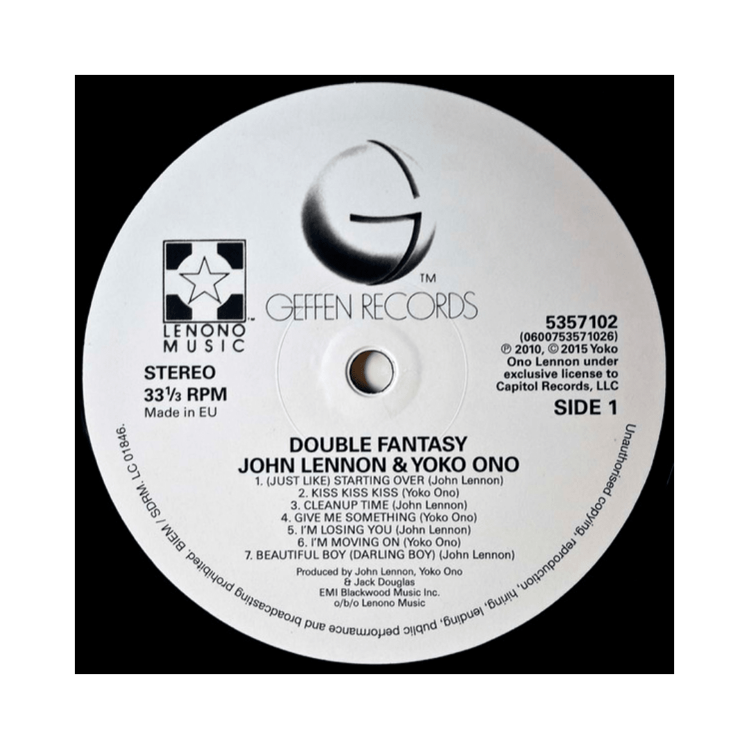 John Lennon & Yoko Ono Double Fantasy Vinilo4