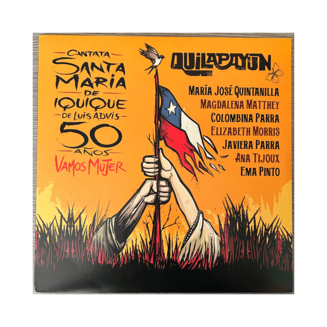 Vinilo Quilapayún + Invitadas Cantata Santa María De Iquique1