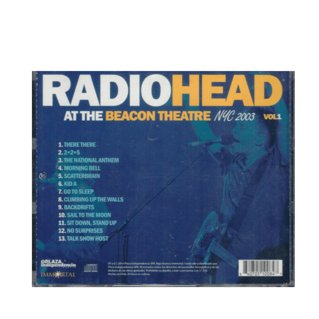 Radiohead At The Beacon Theatre, Nyc 2003 Vol 1 Cd2
