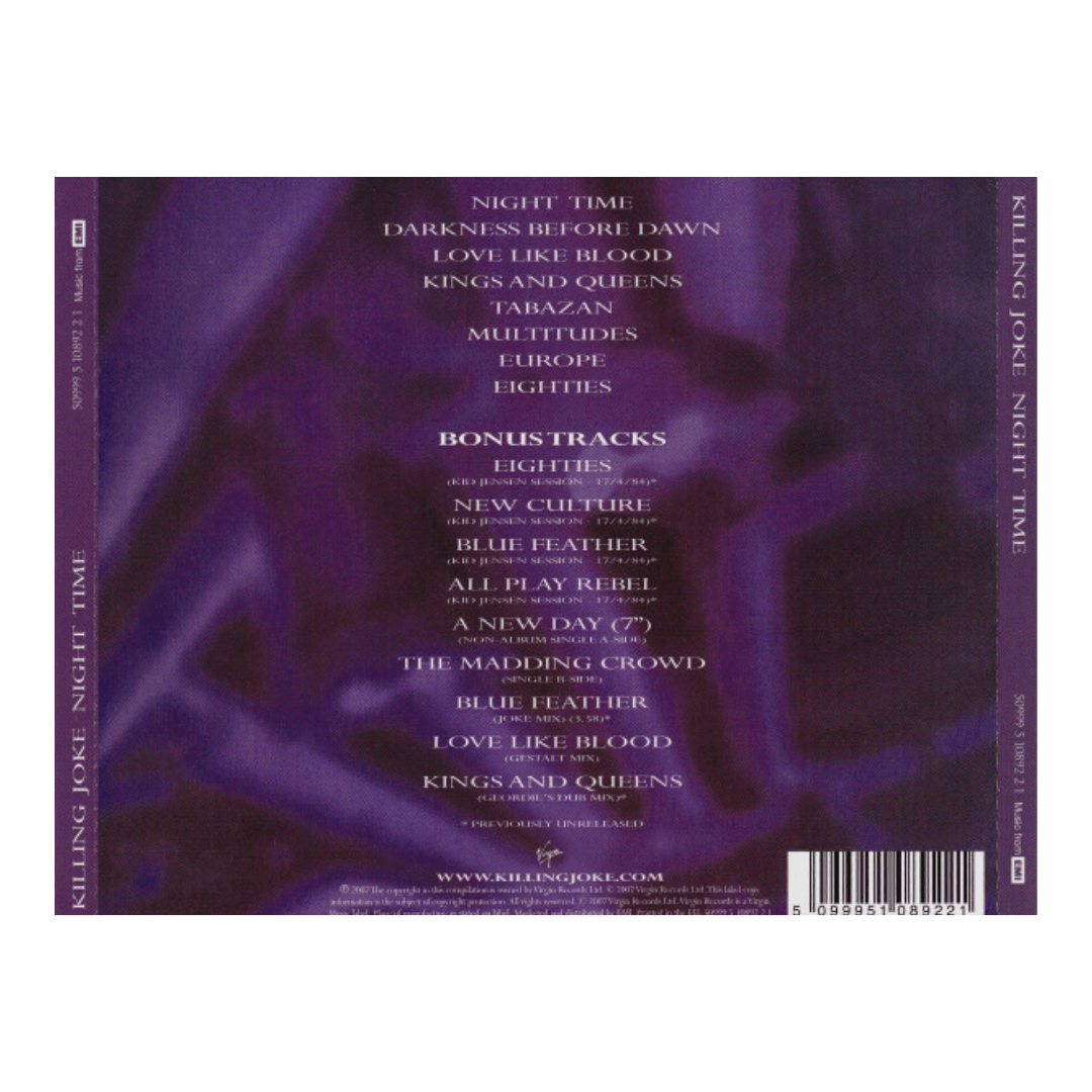 KILLING JOKE NIGHT TIME Cd2