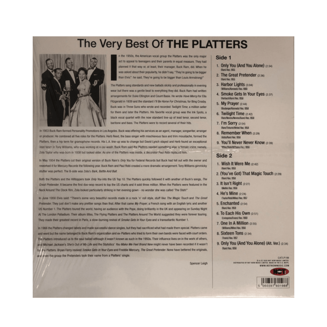 The Platters The Very Best Of The Platters Vinilo2