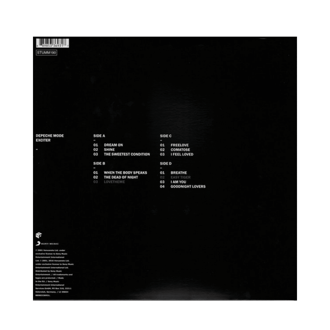 Depeche Mode Exciter Vinilo2
