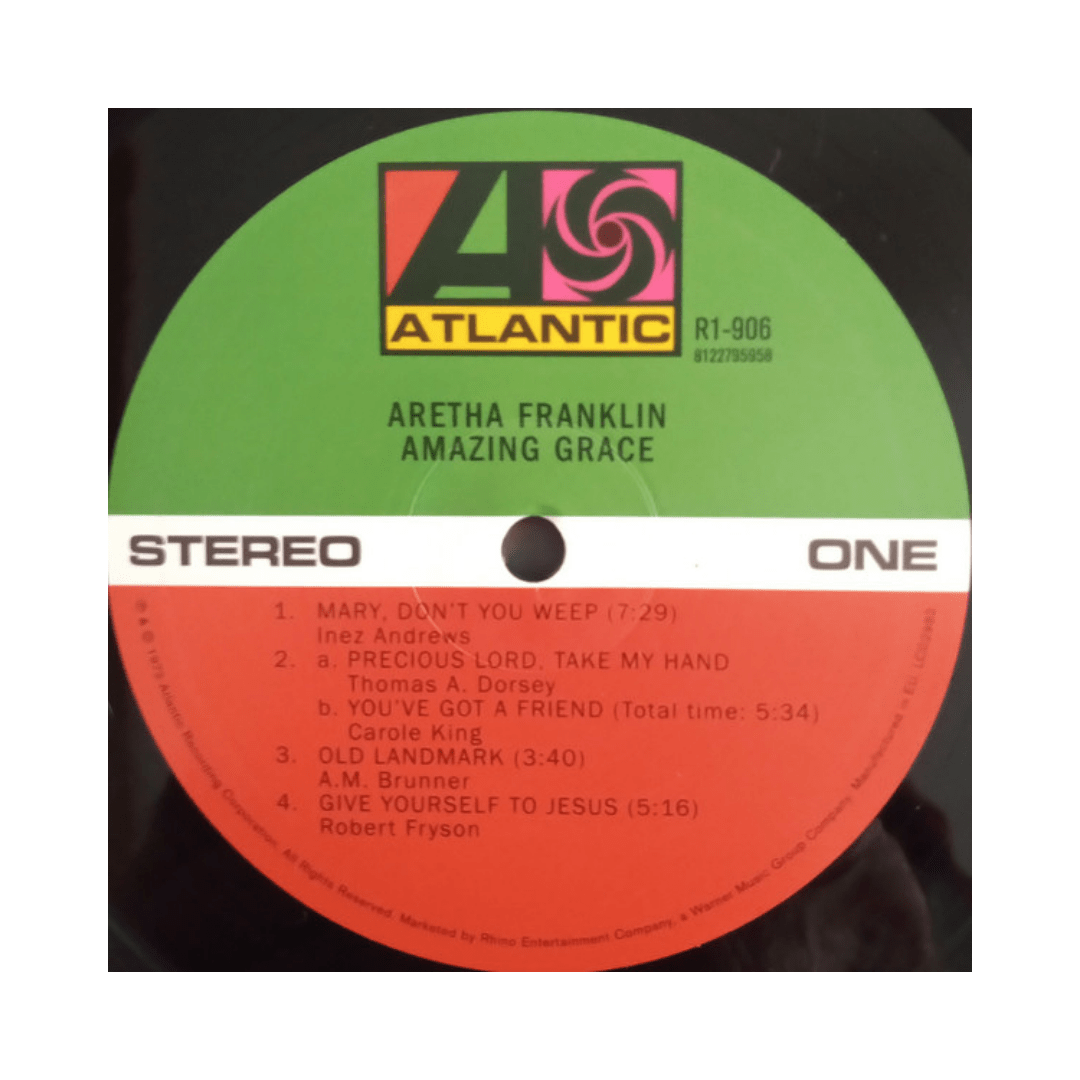 Aretha Franklin With James Cleveland Amazing Grace Vinilo4