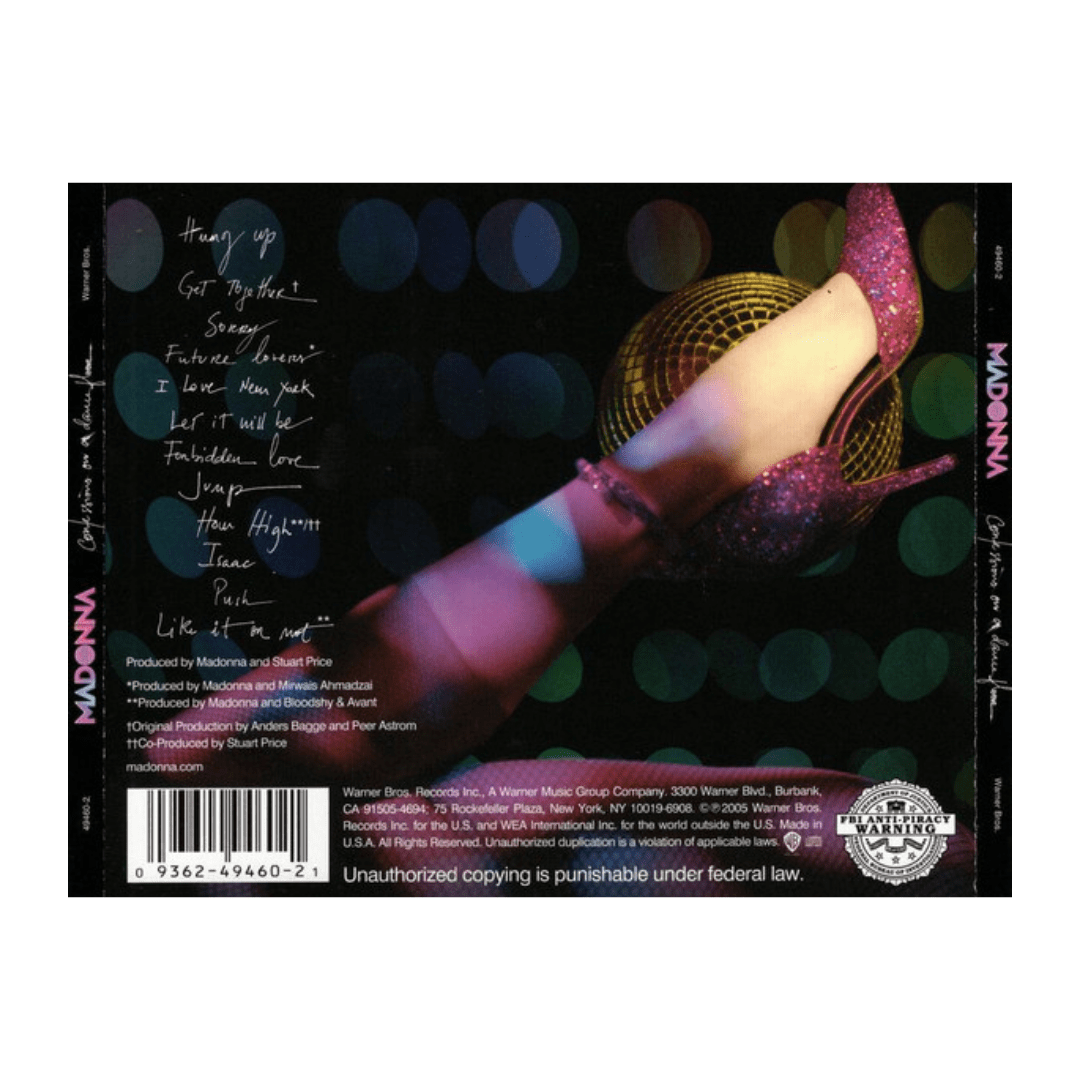 Madonna Confessions On A Dance Floor Cd2
