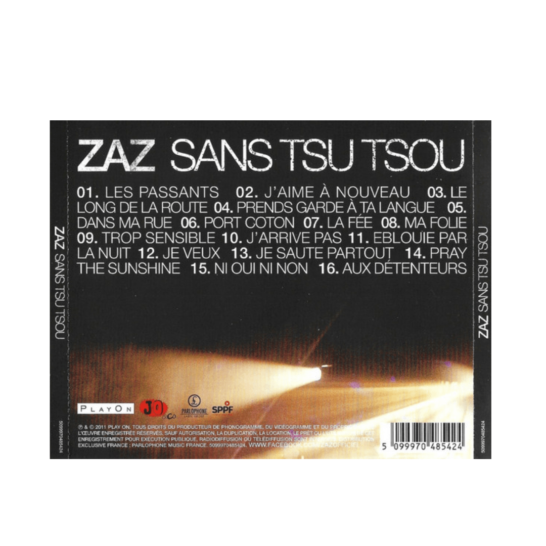 Zaz Sans Tsu Tsou Cd2