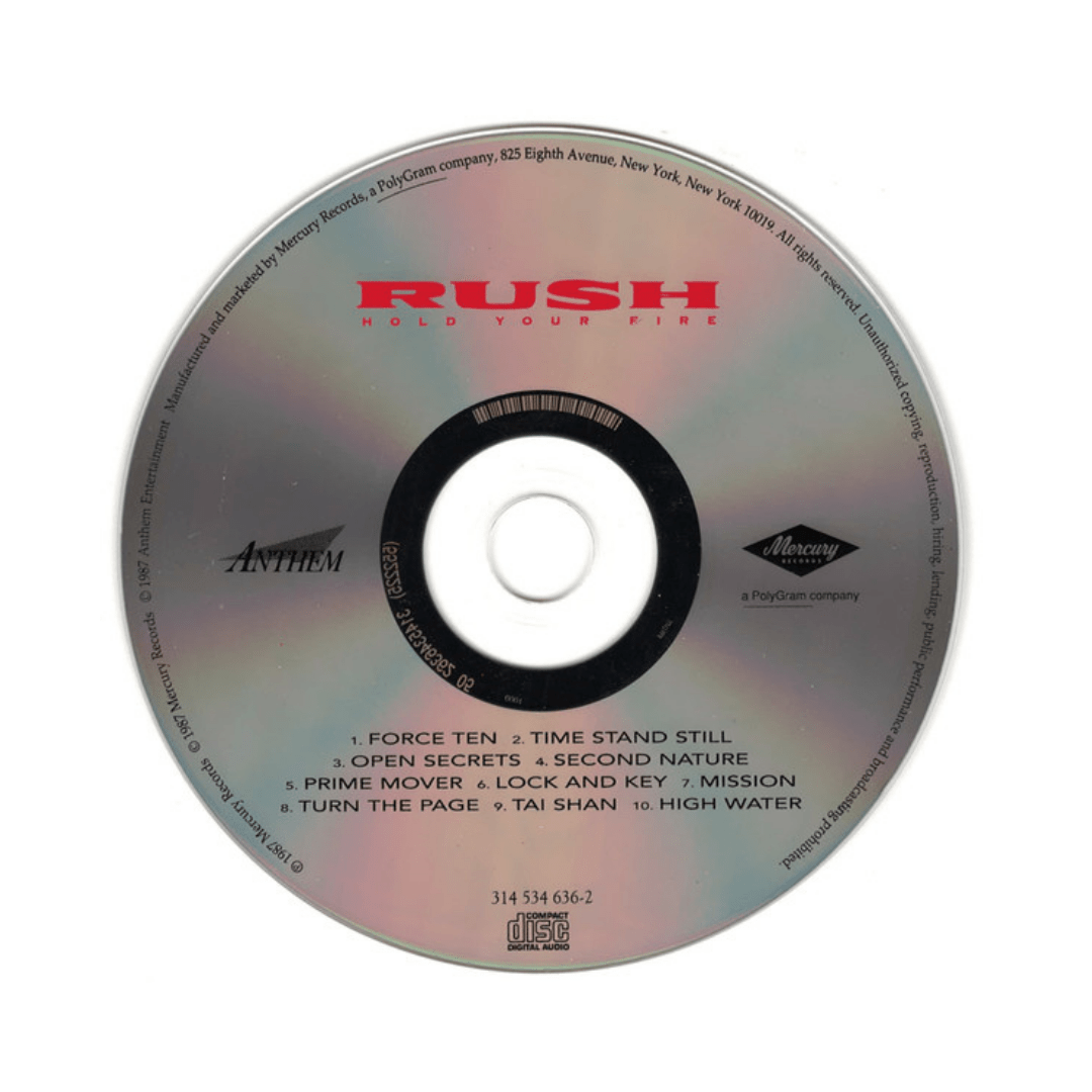 Rush Hold Your Fire Cd3