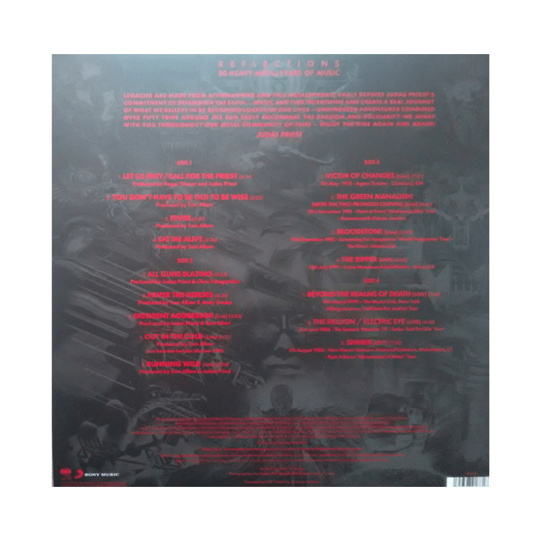 Judas Priest Reflections 50 Heavy Metal Years Of Music Vinilo2