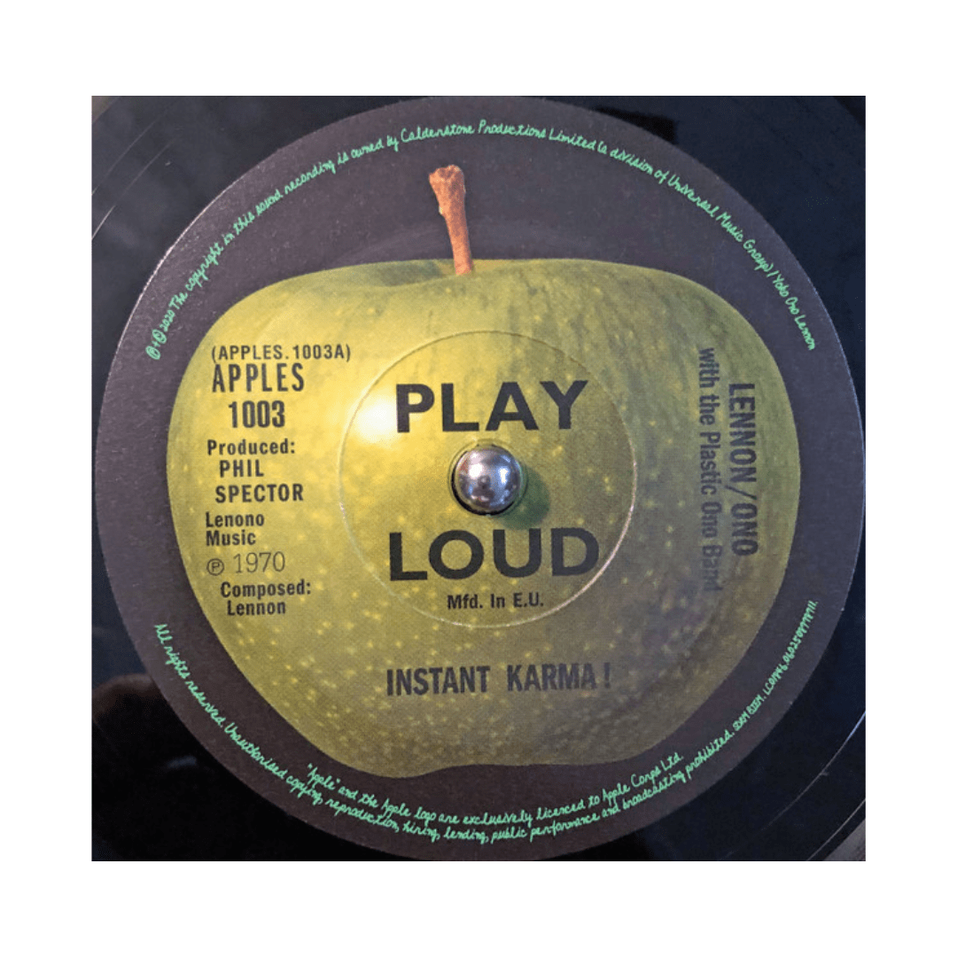 Lennon Instant Karma! 7 Pulgadas Vinilo3