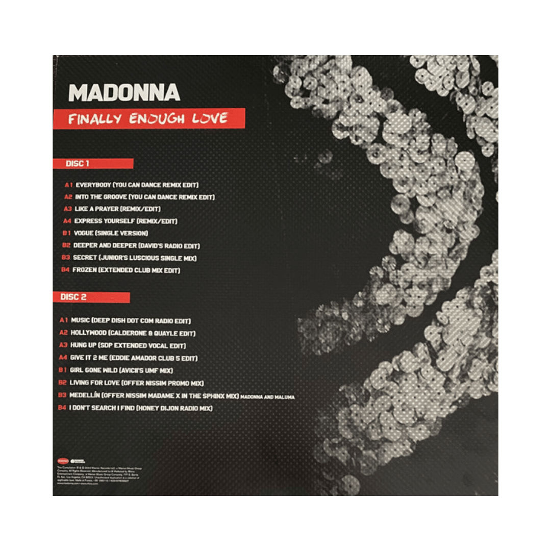 Madonna Finally Enough Love Vinilo2