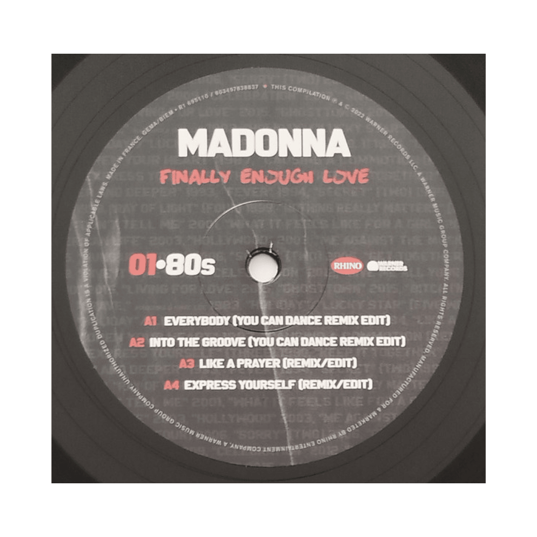 Madonna Finally Enough Love Vinilo3