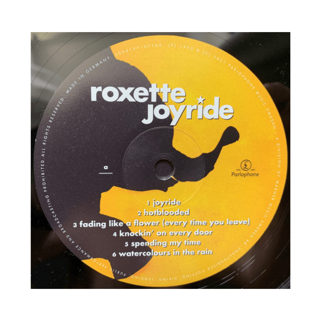 Roxette Joyride Vinilo3
