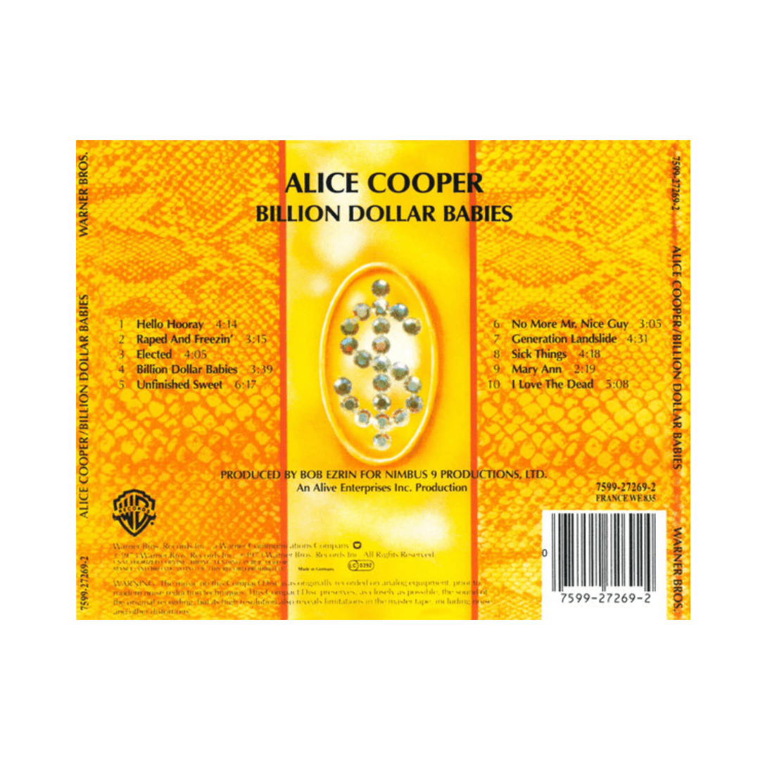 Alice Cooper Billion Dollar Babies CD2