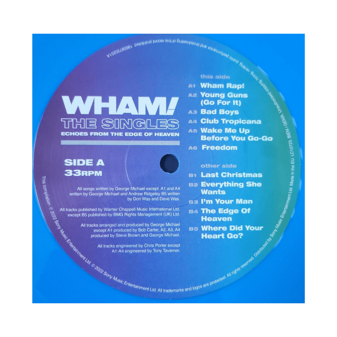 Wham The Singles Vinilo3