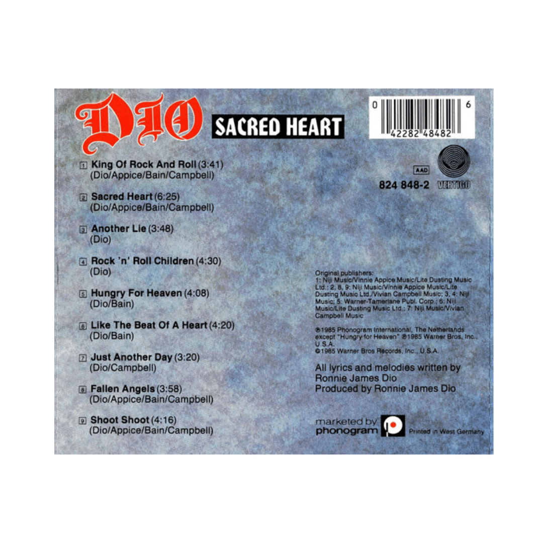 Dio Sacred Heart CD2