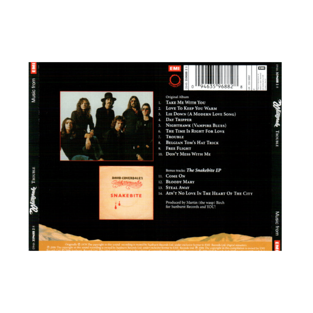 Whitesnake Trouble Expanded Remaster cd2