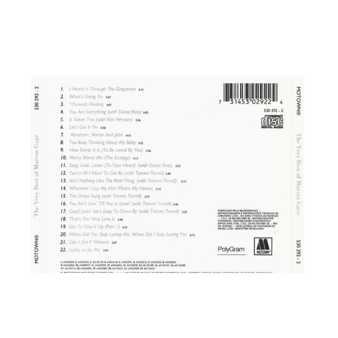 The Very Best Of Marvin Gaye Cd2