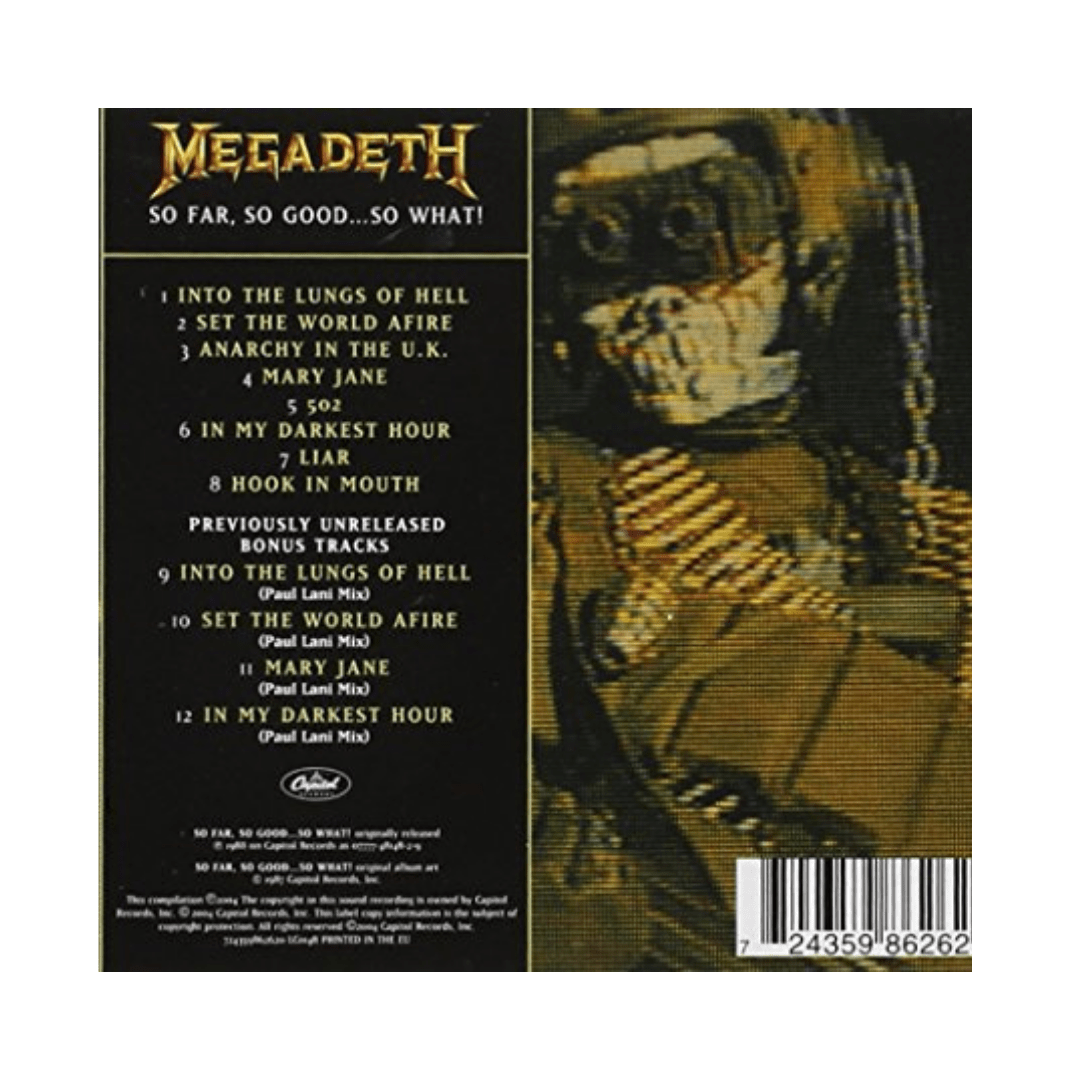 Megadeth So Far, So Good...So What! CD2